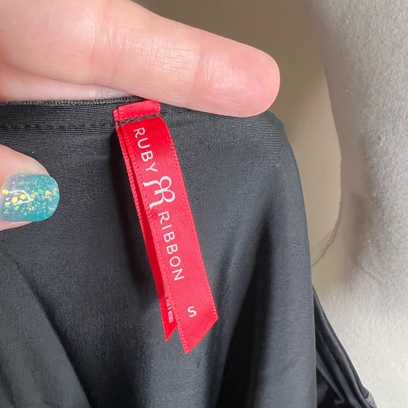 Ruby ribbon size small black and gray shaping dress - Picture 11 of 11